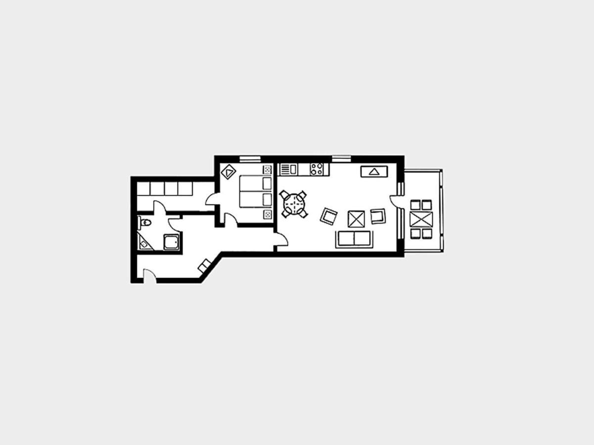 Strandvillen Binz - Ferienwohnung Mit Meerblick, 1 Schlafzimmer Und Balkon Sv-759 Luaran gambar